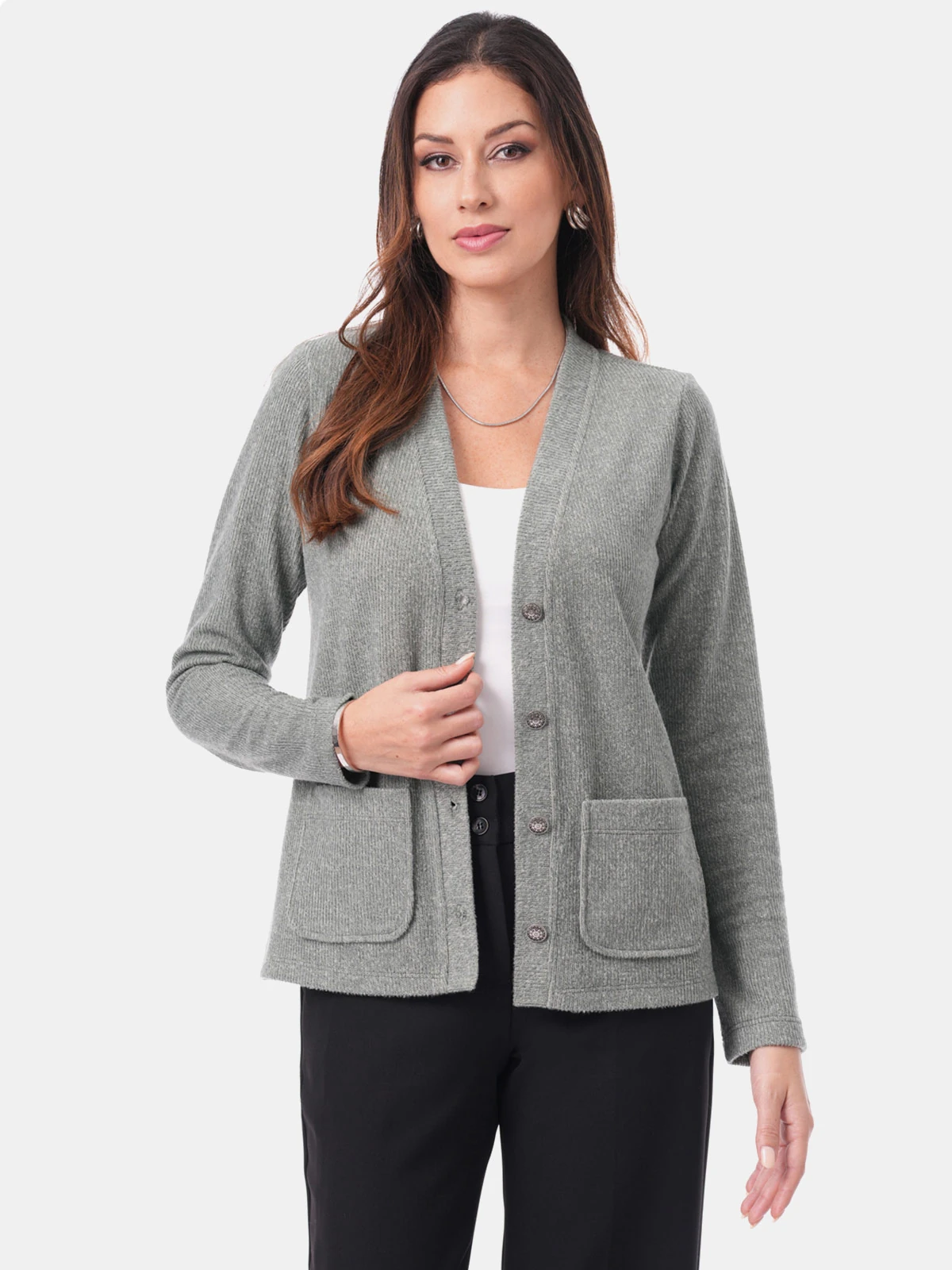 CHOMPA MANGA LARGA MUJER CP MODA DE COLECCIÓN - 1