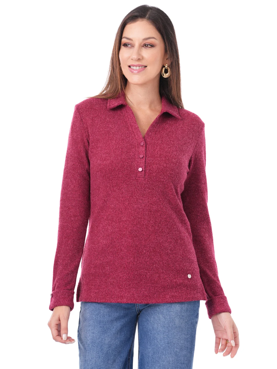 CHOMPA MANGA LARGA MUJER CP MODA DE COLECCIÓN SYDNEY - 1