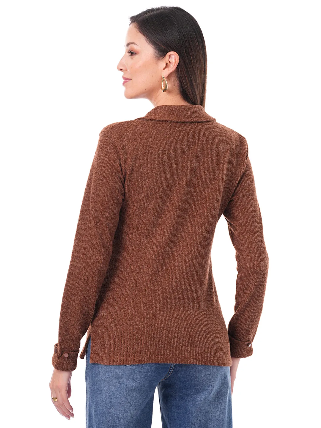CHOMPA MANGA LARGA MUJER CP MODA DE COLECCIÓN SYDNEY - 4