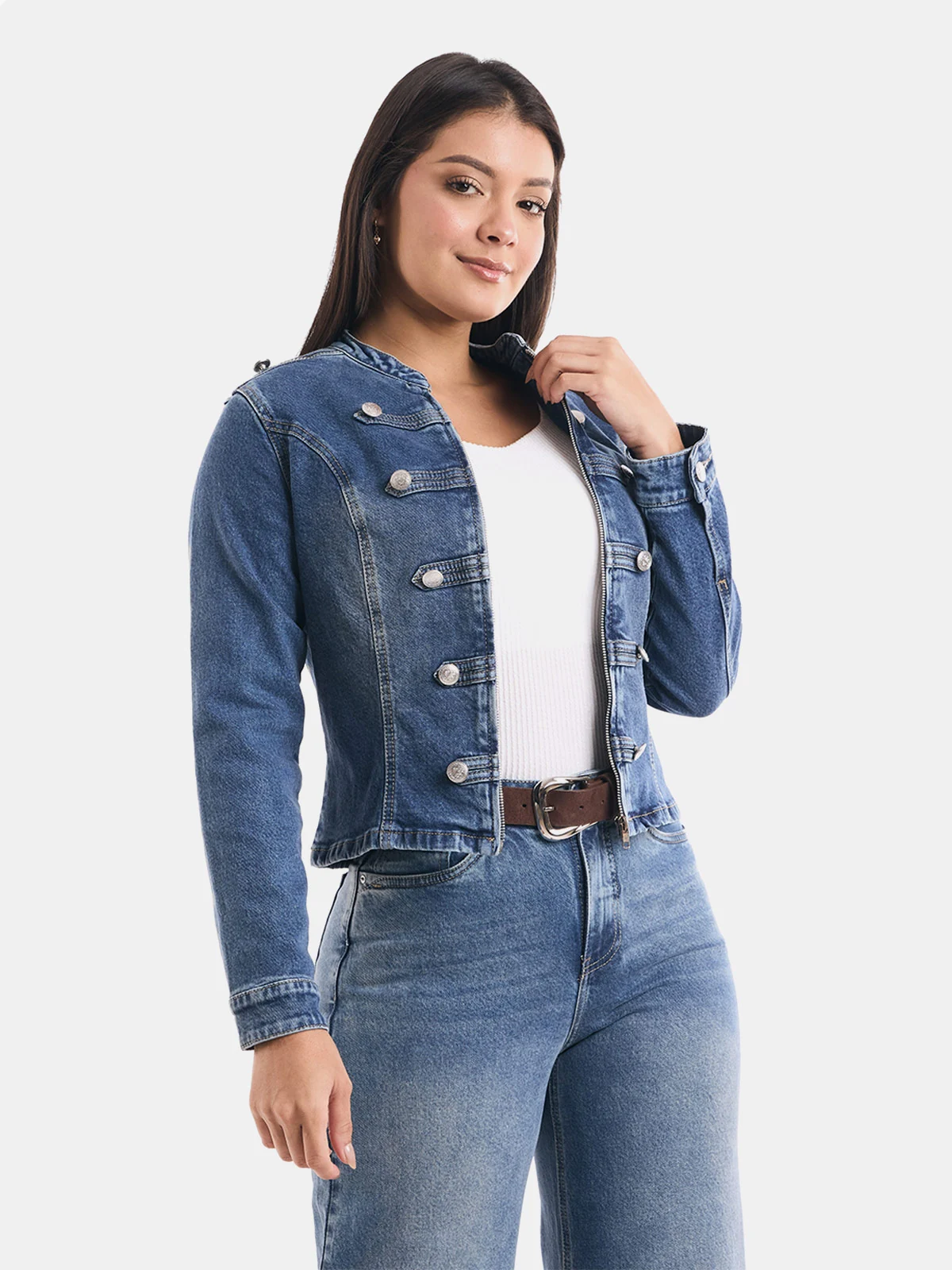 CASACA MUJER METAL JEANS NAPOLEON - 1