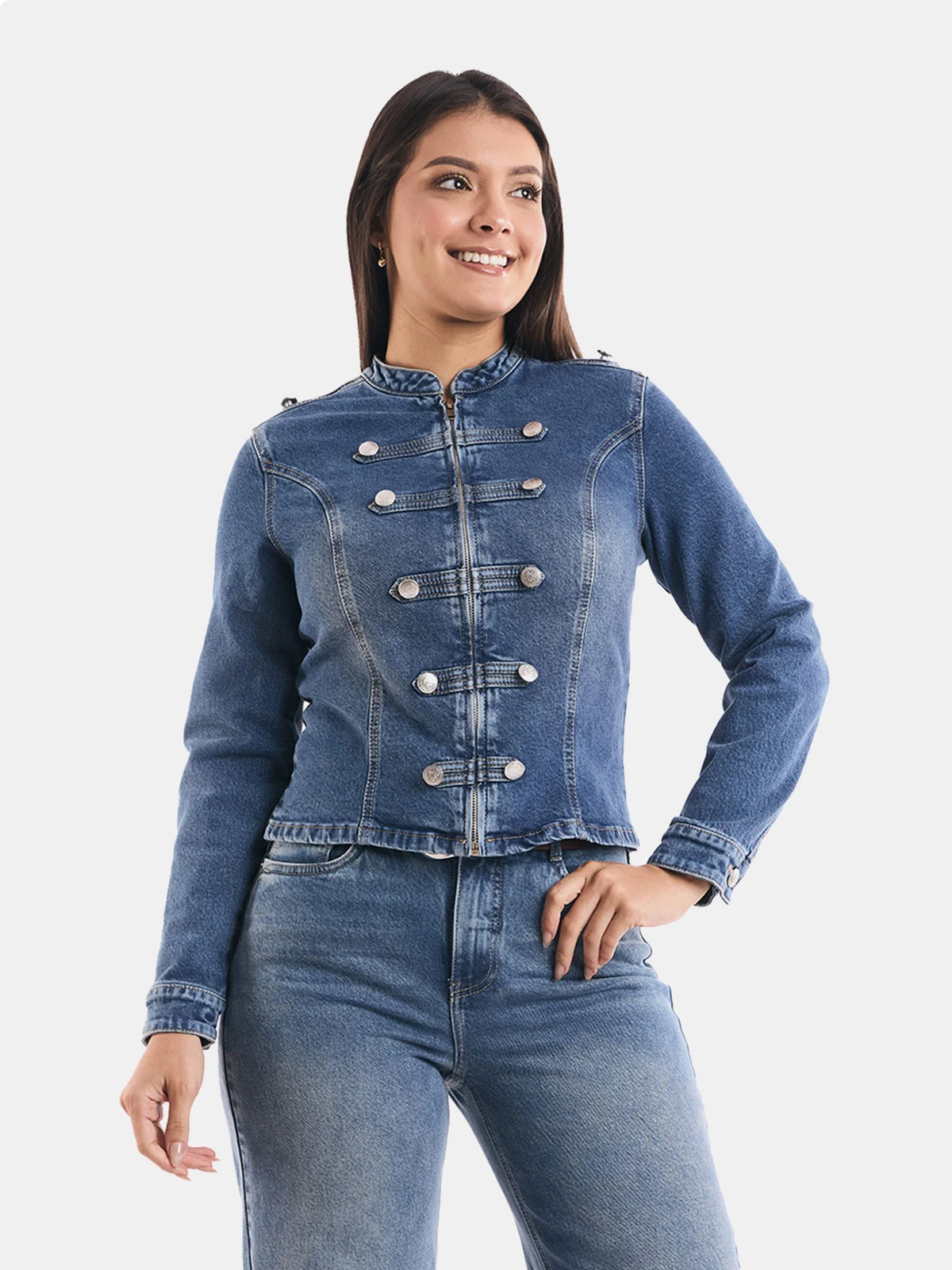 CASACA MUJER METAL JEANS NAPOLEON - 3