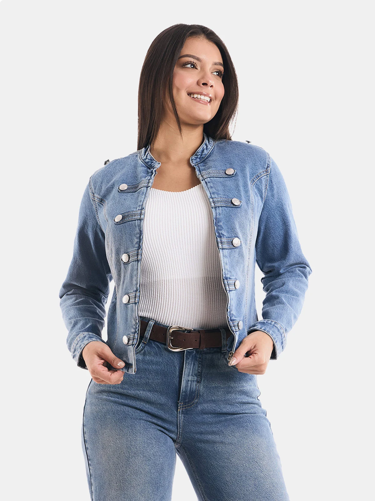 CASACA MUJER METAL JEANS NAPOLEON - 3