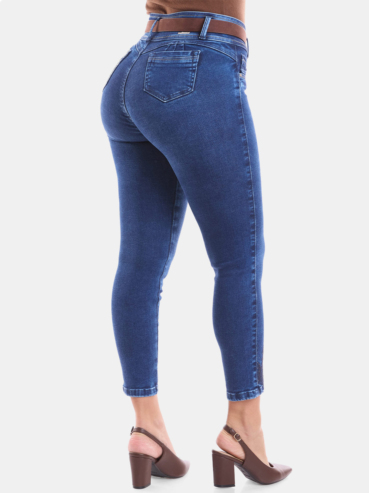 JEAN SKINNY MUJER METAL JEANS TOBILLERO SUAMI - 3