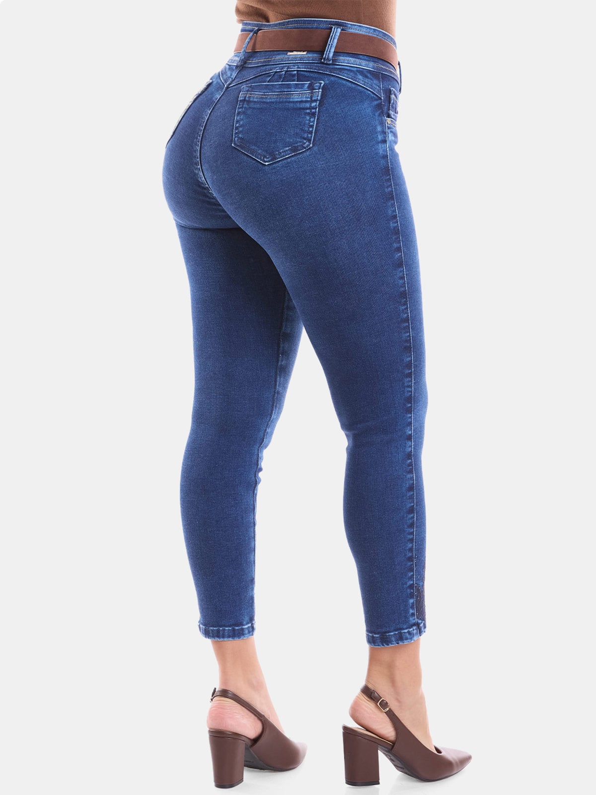 JEAN SKINNY MUJER METAL JEANS TOBILLERO SUAMI - 3