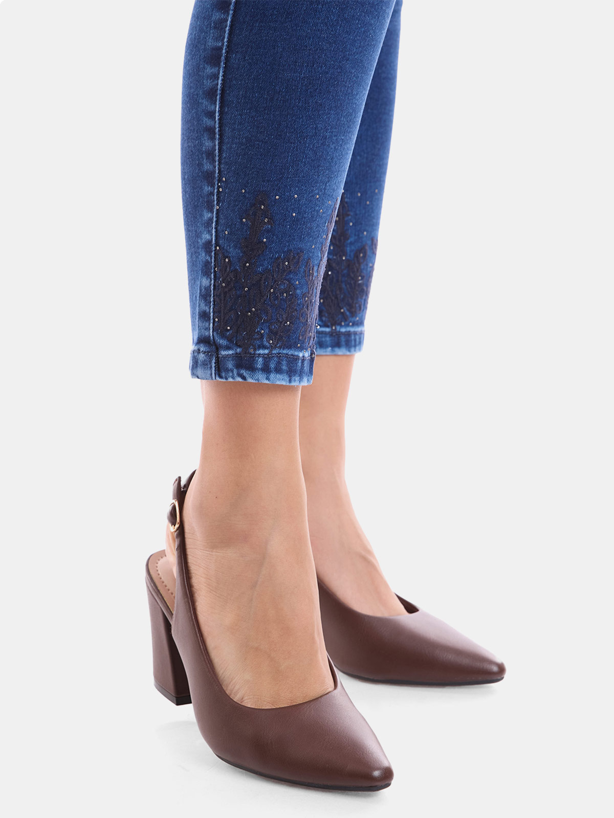 JEAN SKINNY MUJER METAL JEANS TOBILLERO SUAMI - 6