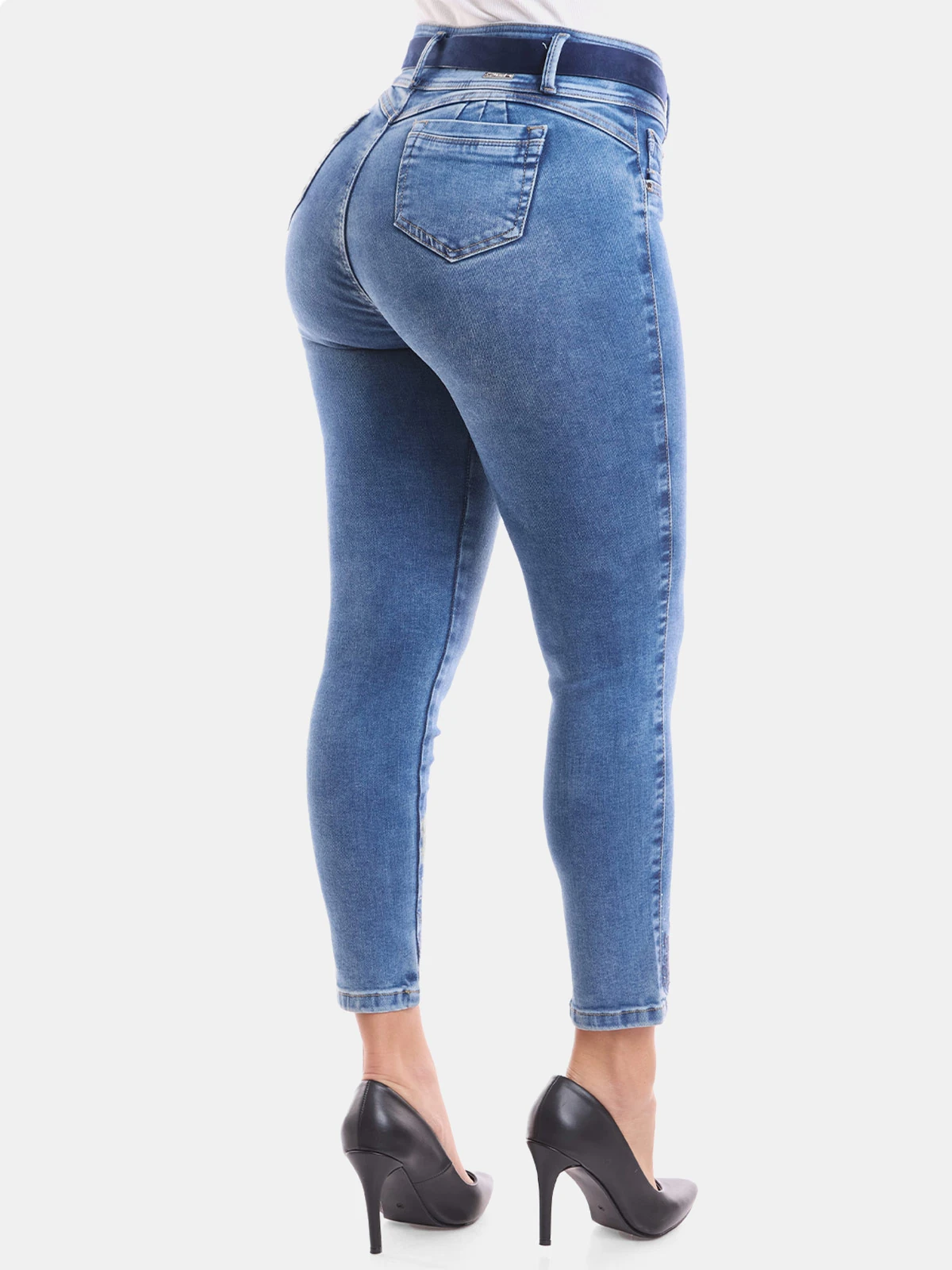 JEAN SKINNY MUJER METAL JEANS TOBILLERO SUAMI - 3