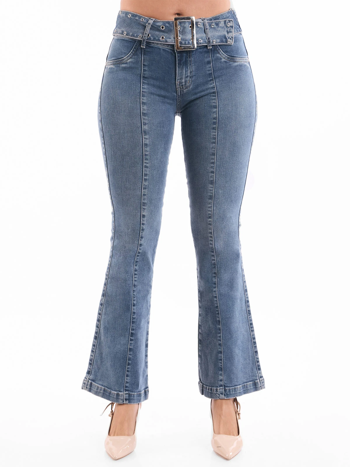 JEAN FLARE LOW RISE MUJER METAL JEANS BRISAIDA - 2
