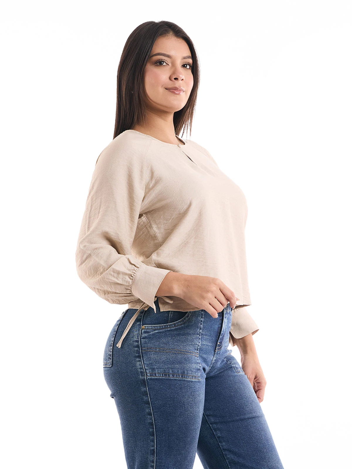 BLUSA MANGA LARGA MUJER METAL JEANS ALONDRA - 3