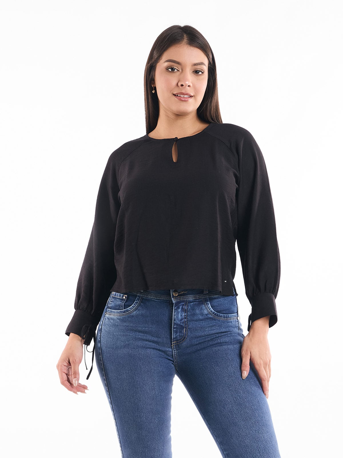 BLUSA MANGA LARGA MUJER METAL JEANS ALONDRA - 3