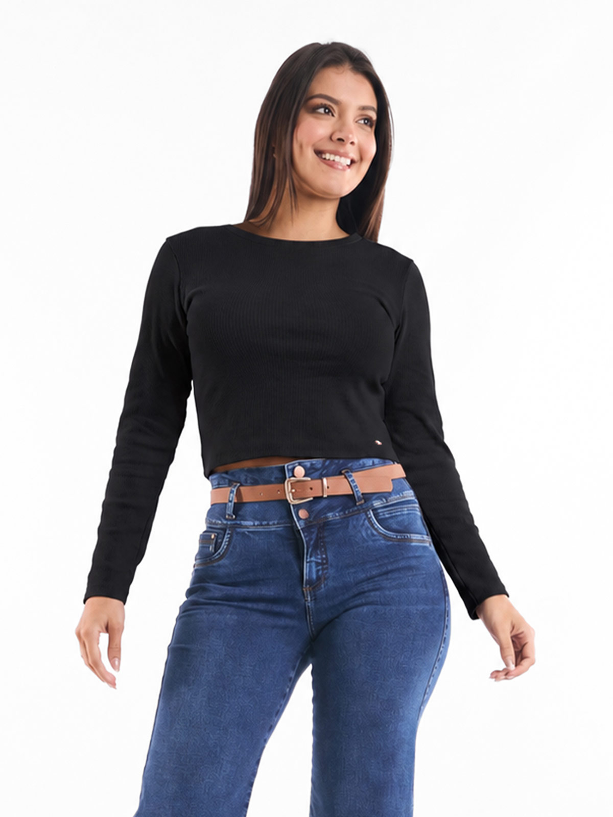 POLO MANGA LARGA MUJER METAL JEANS RAYSA - 1