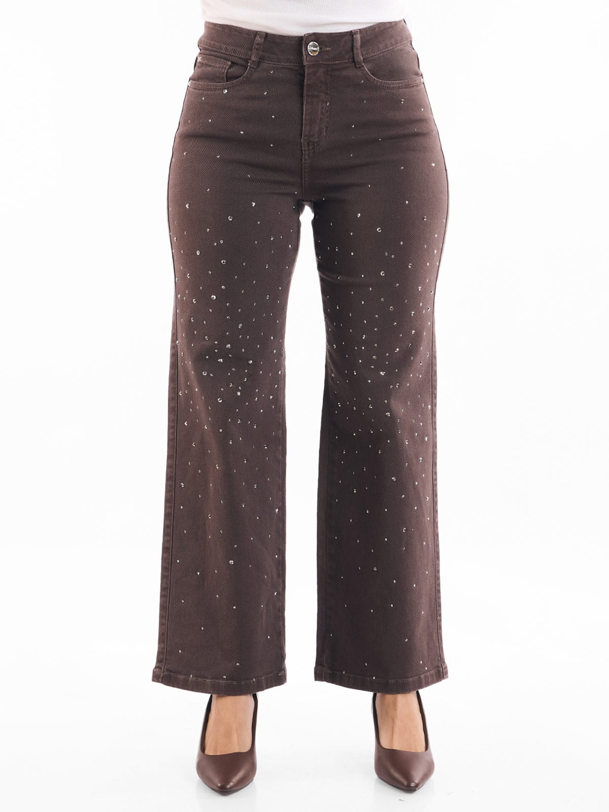 JEAN STRAIGHT MUJER METAL JEANS BRILLOS - 2