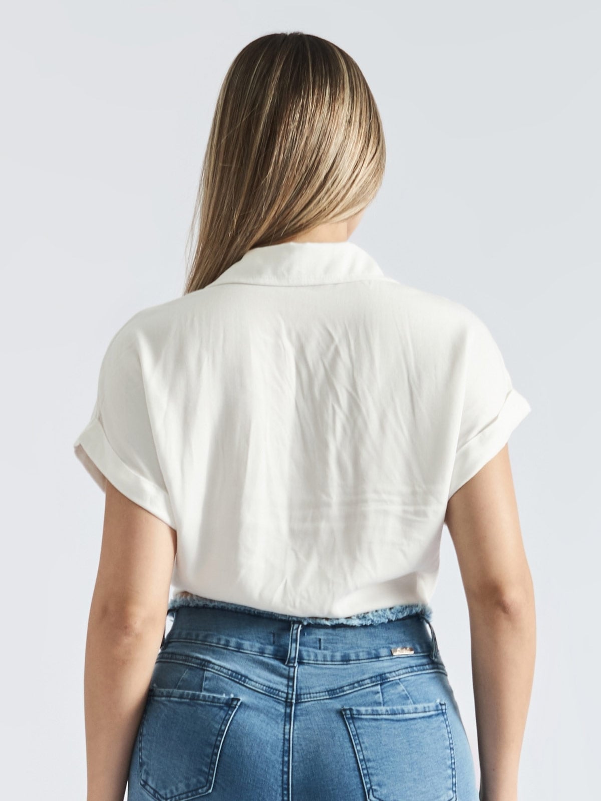 BLUSA MANGA CORTA ALGODÓN PARADA 111 MARY - 2