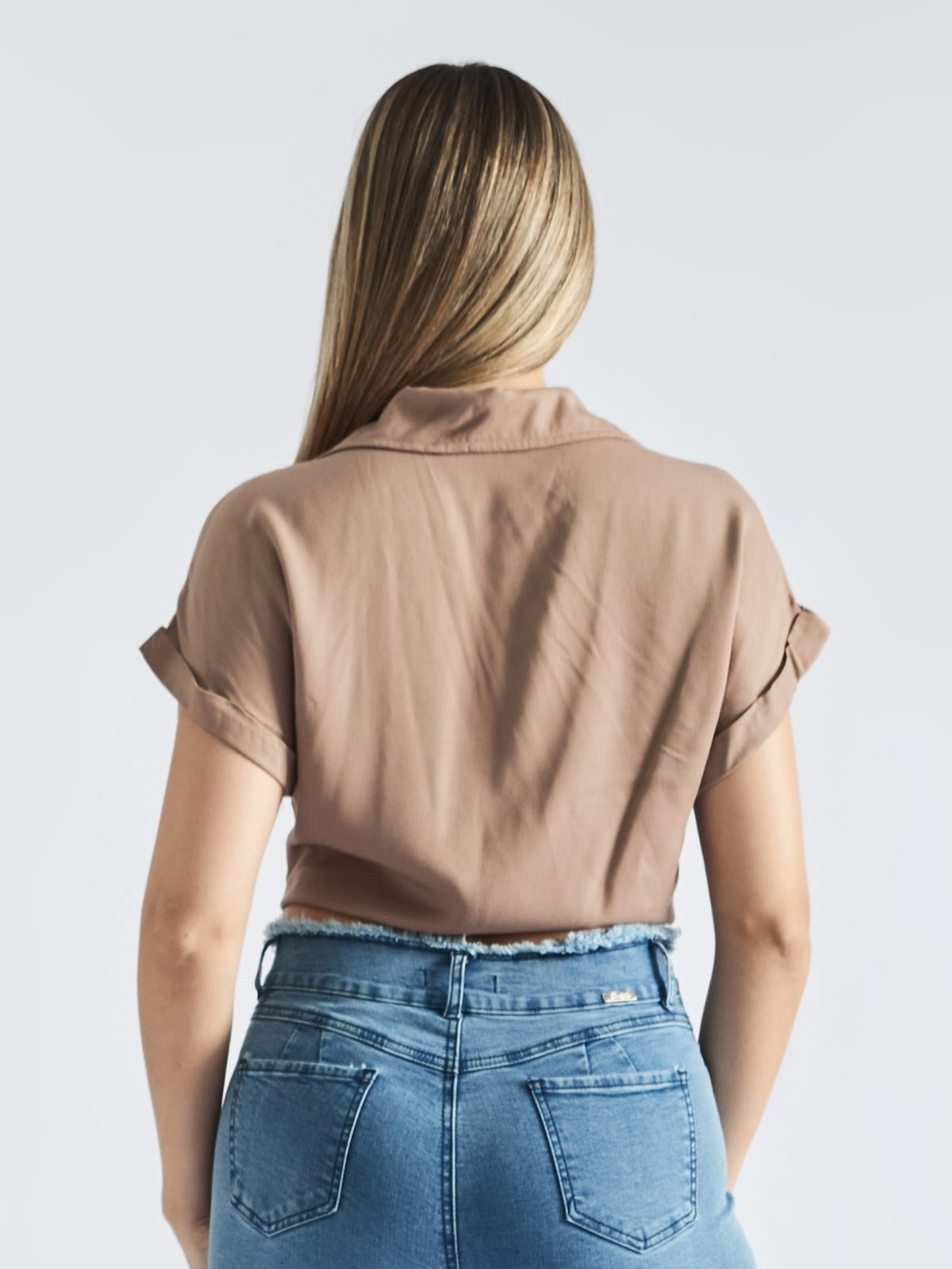 BLUSA MANGA CORTA ALGODÓN PARADA 111 MARY - 2