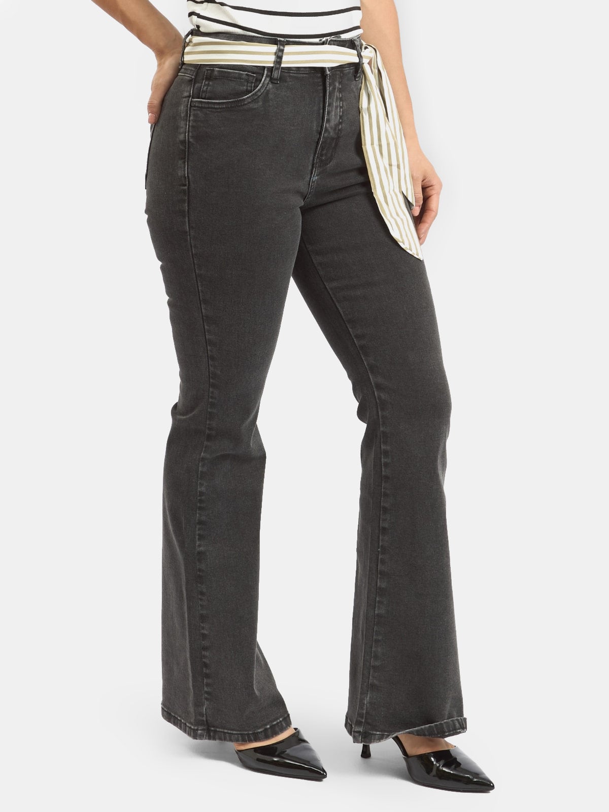 JEANS ALGODÓN FLARE MUJER PARADA 111 FRYDDA - 3