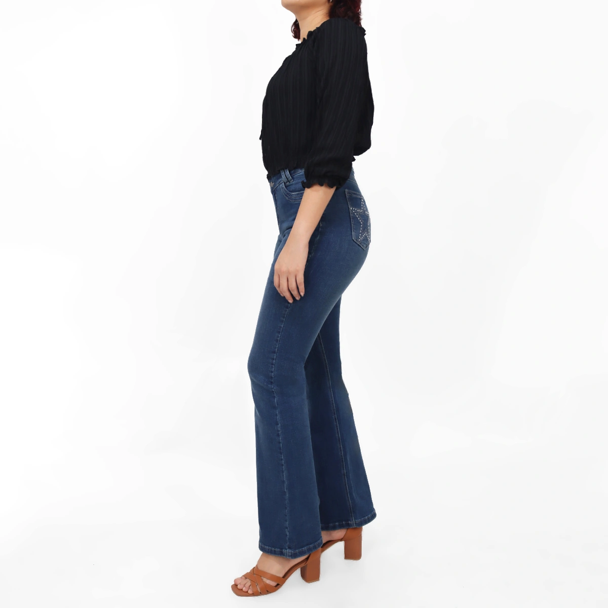 JEAN MUJER KAYRA POBLET PERFECT FIT BOOT CUT LR STAR - 2