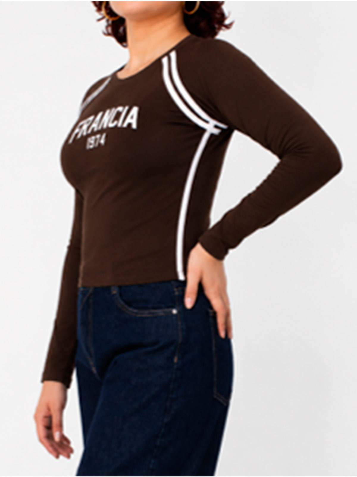 POLO MANGA LARGA ALGODÓN MUJER KAYRA POBLET PERFECT FIT RANGLAN - 2