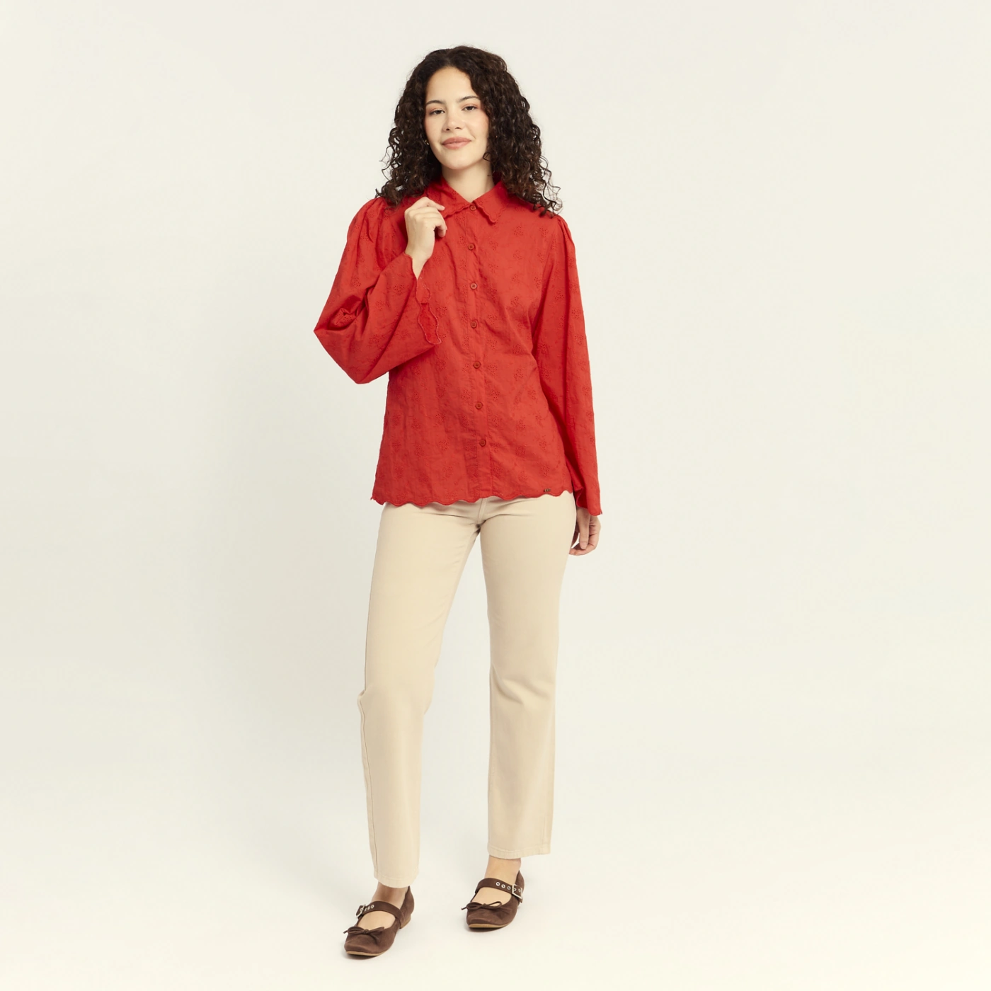 BLUSA ALGODÓN MUJER EXIT HOLANDA - 1