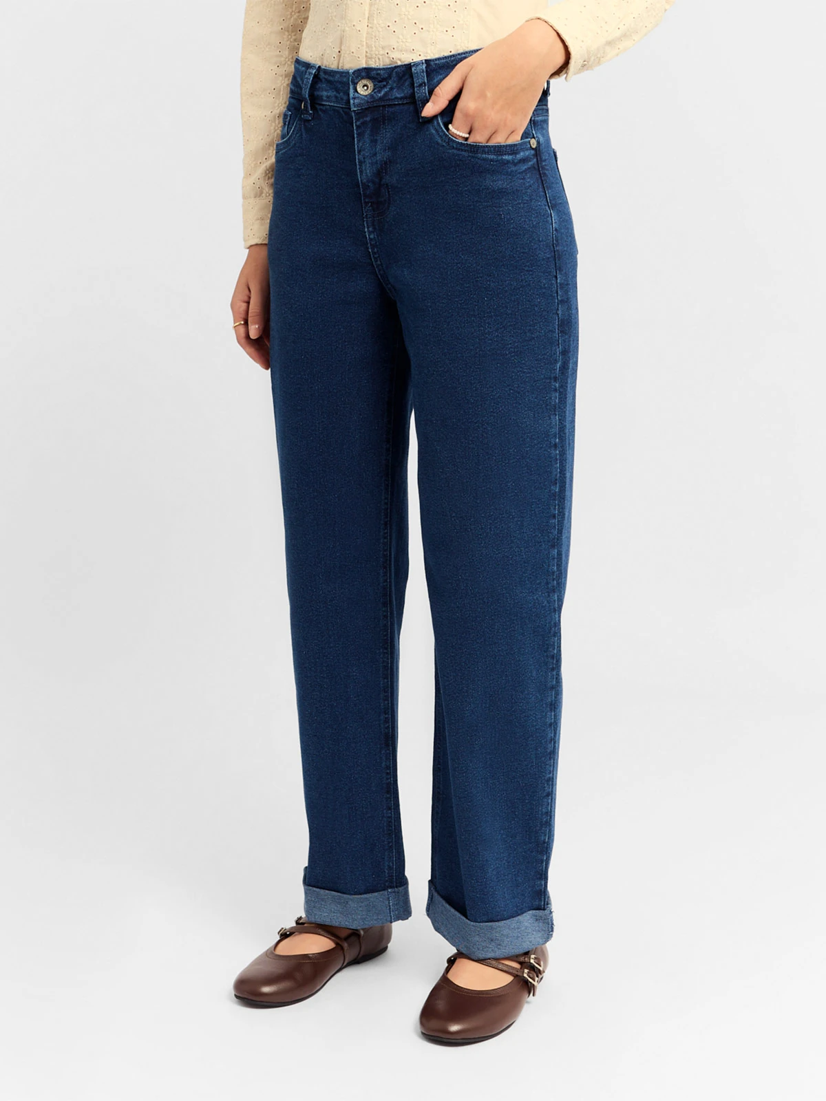 JEANS ALGODÓN BAGGY MUJER EXIT JACKIE - 2