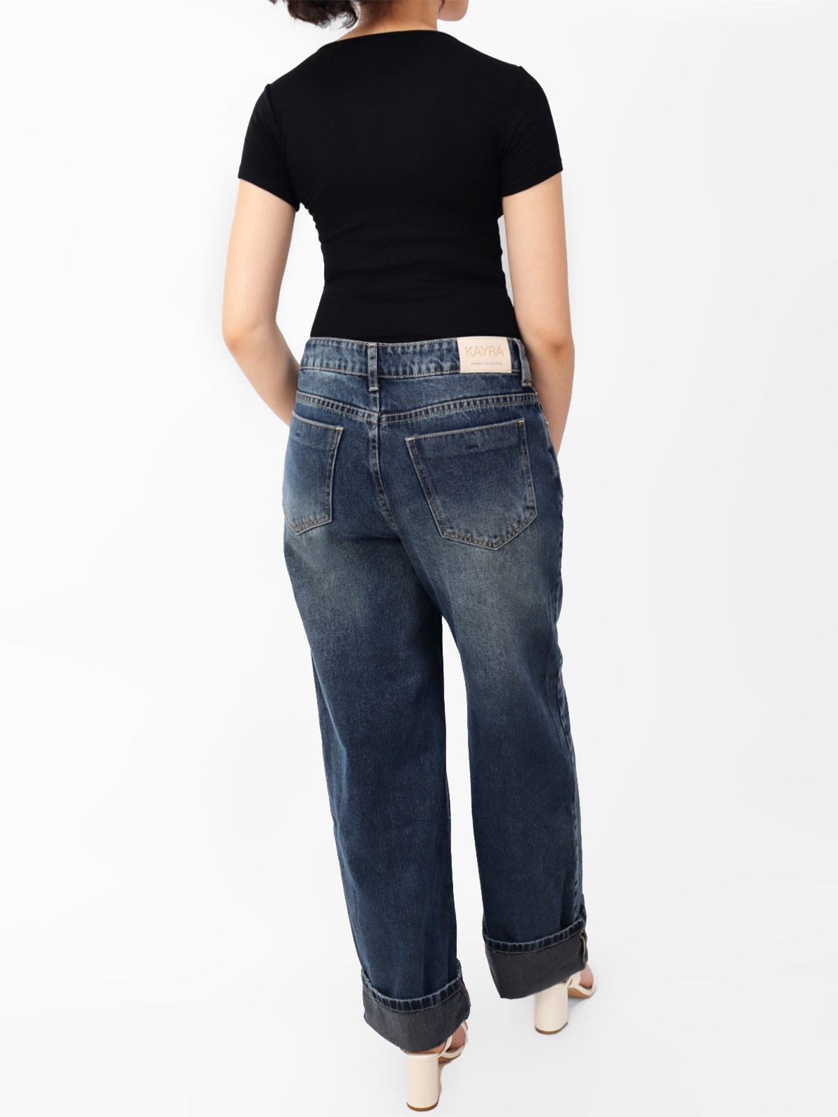 JEANS ALGODÓN MUJER KAYRA POBLET PERFECT FIT AZUL - 2