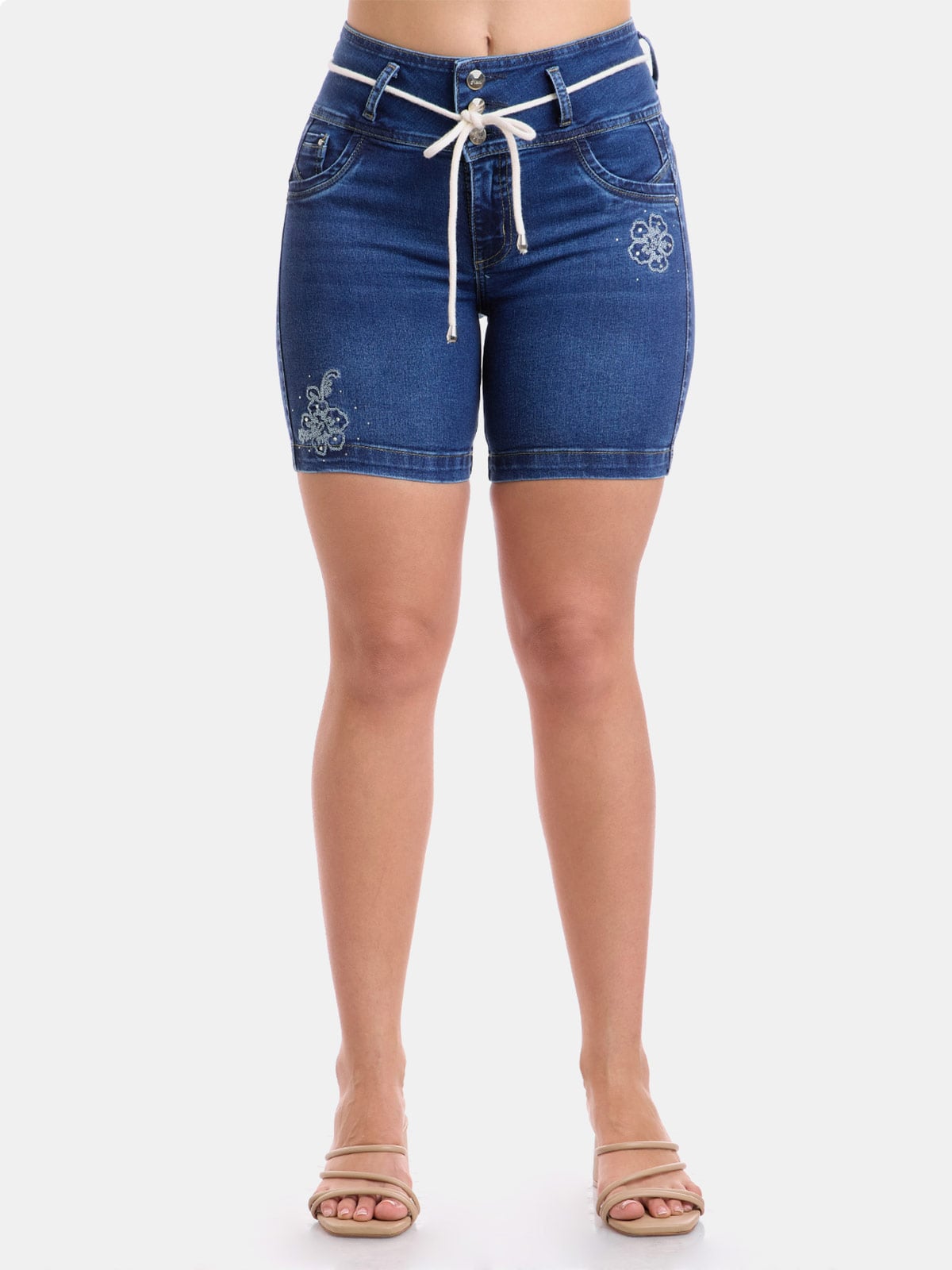 BERMUDA ALGODÓN MUJER METAL JEANS SNICKER - 2