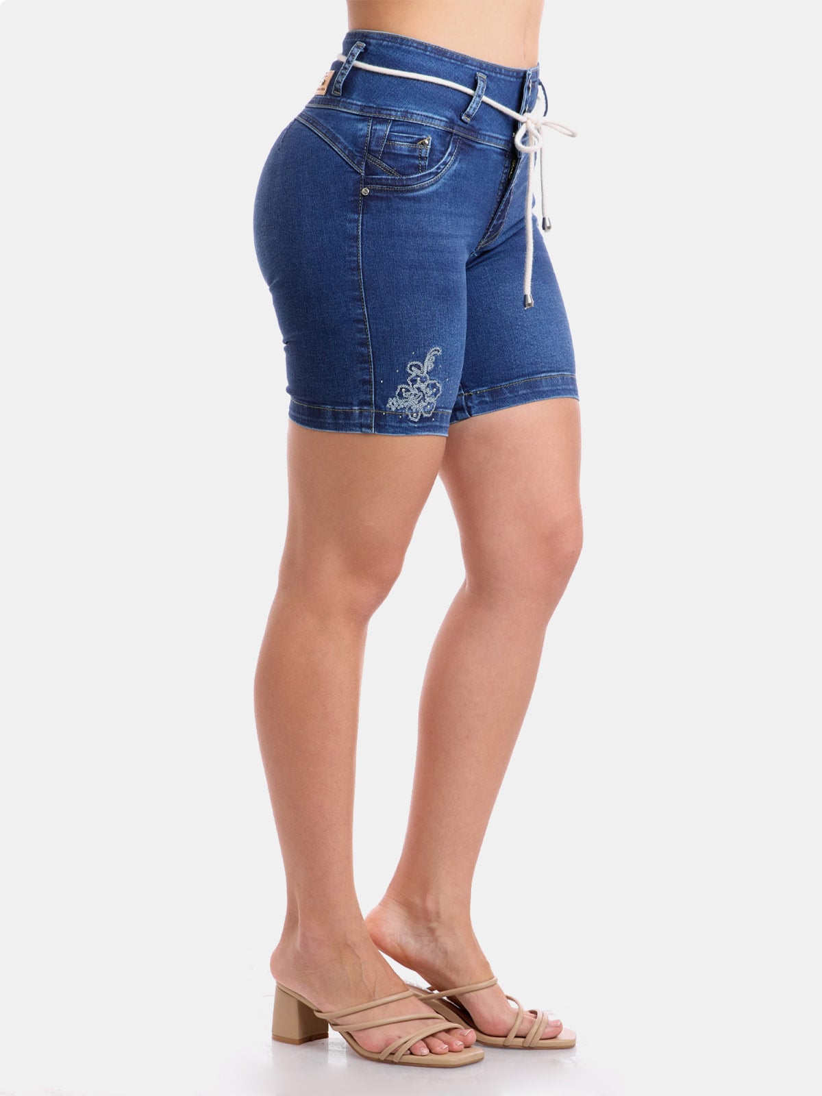 BERMUDA ALGODÓN MUJER METAL JEANS SNICKER - 4