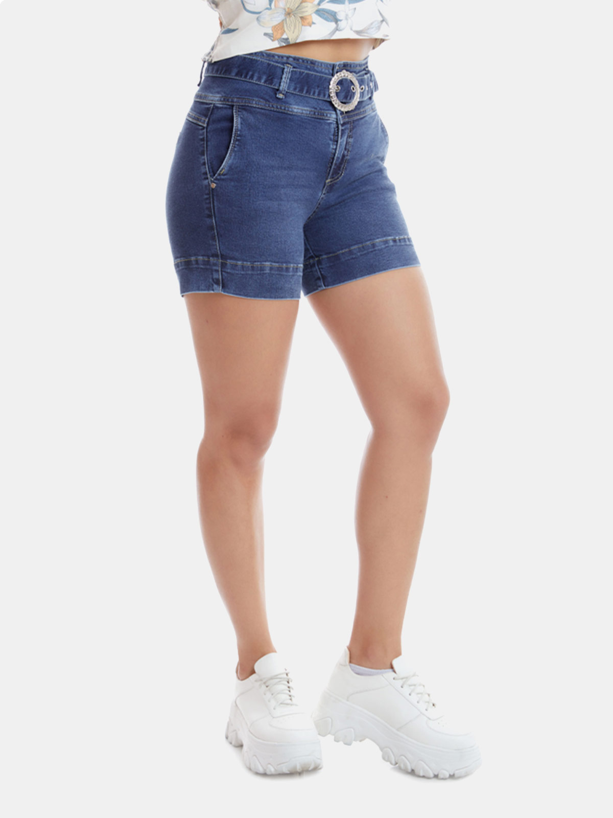 BEMUDA MUJER MENTAL JEANS DENIM TRINI - 3
