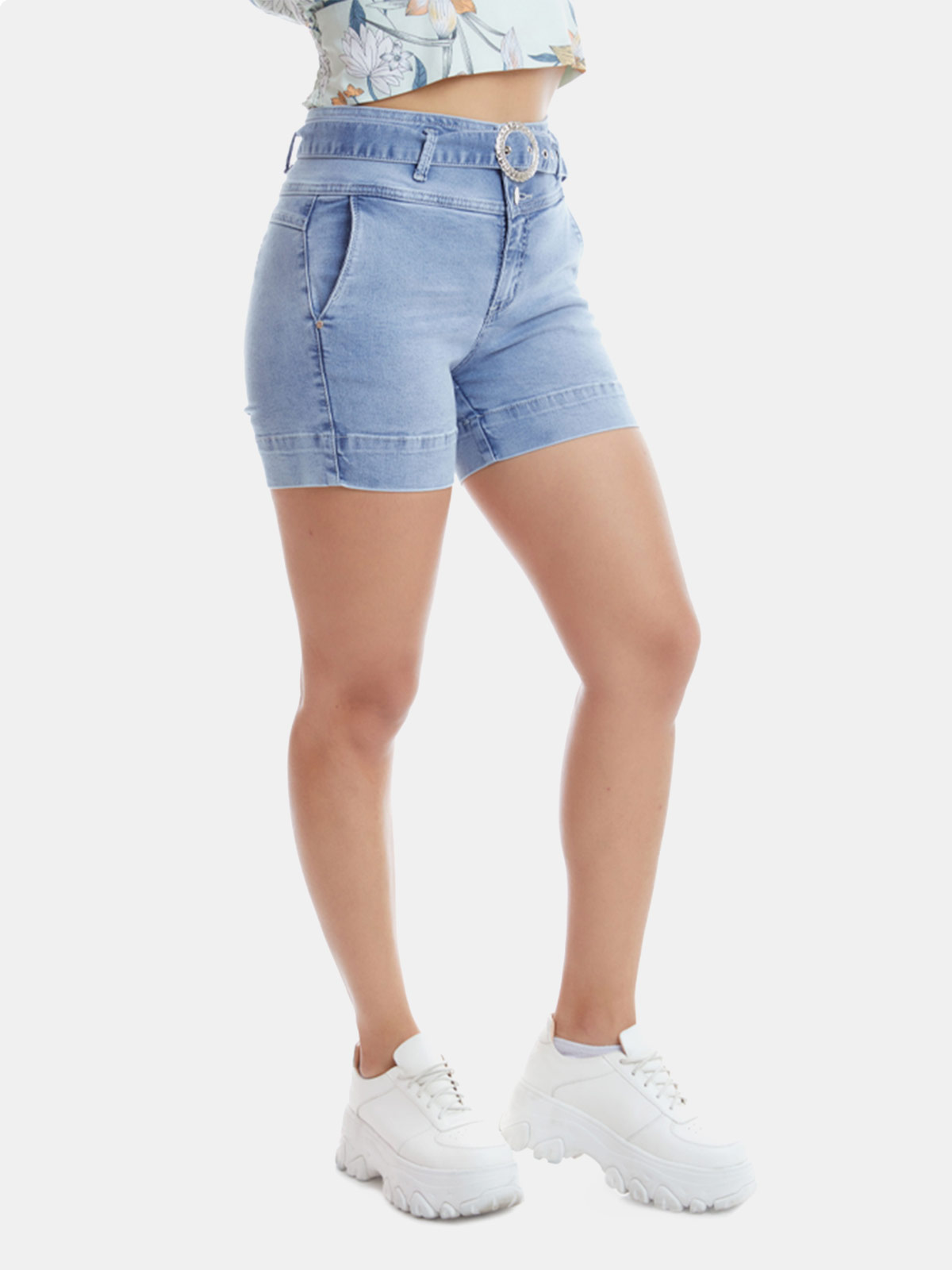 BEMUDA MUJER MENTAL JEANS DENIM TRINI - 3