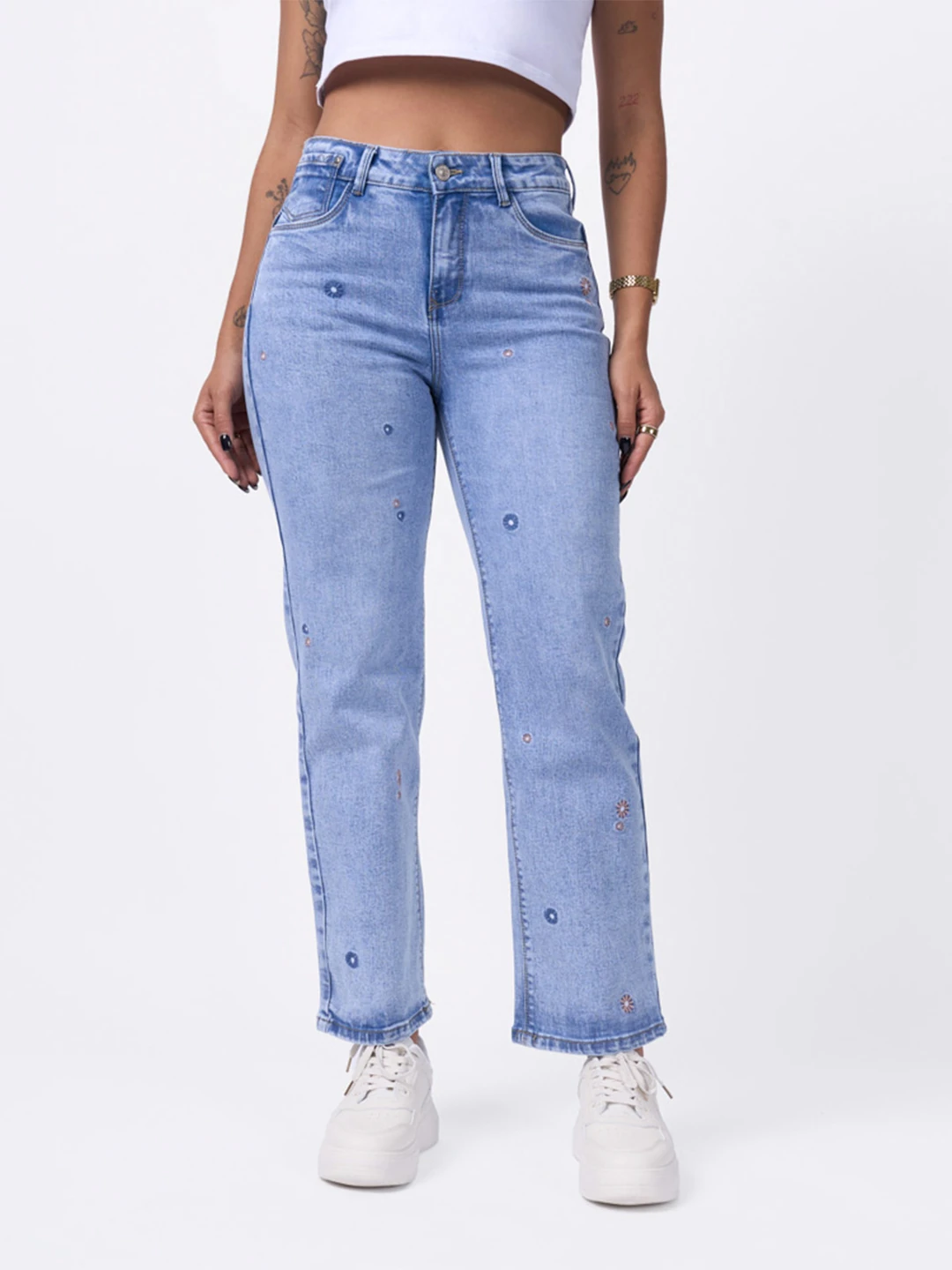 JEANS RECTO MUJER MACHINE GREICY - 2