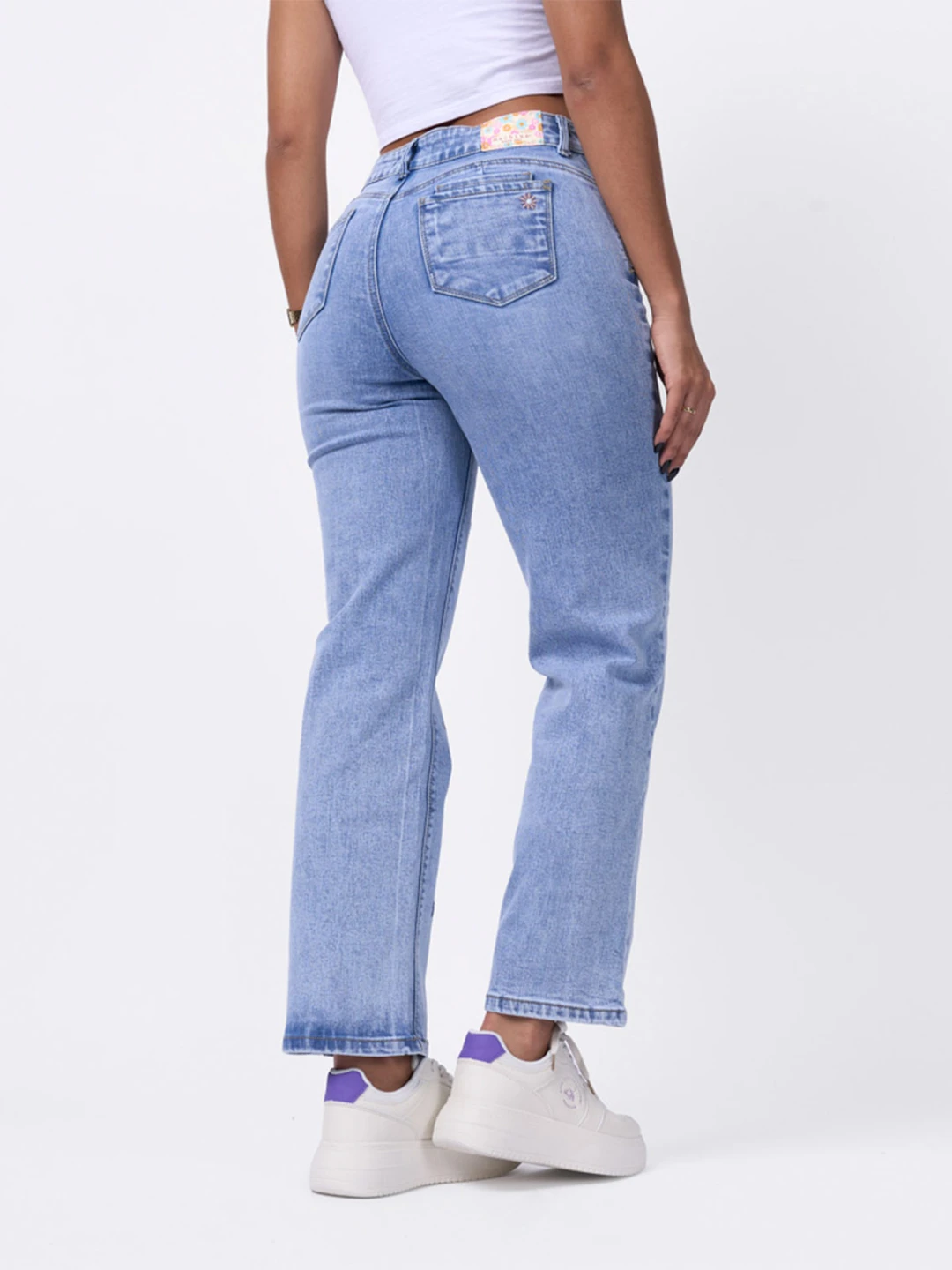 JEANS RECTO MUJER MACHINE GREICY - 4