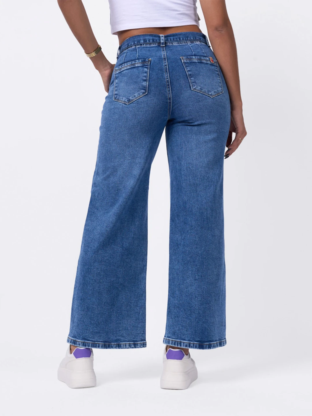 JEANS PALAZZO MUJER MACHINE PAOLA - 4