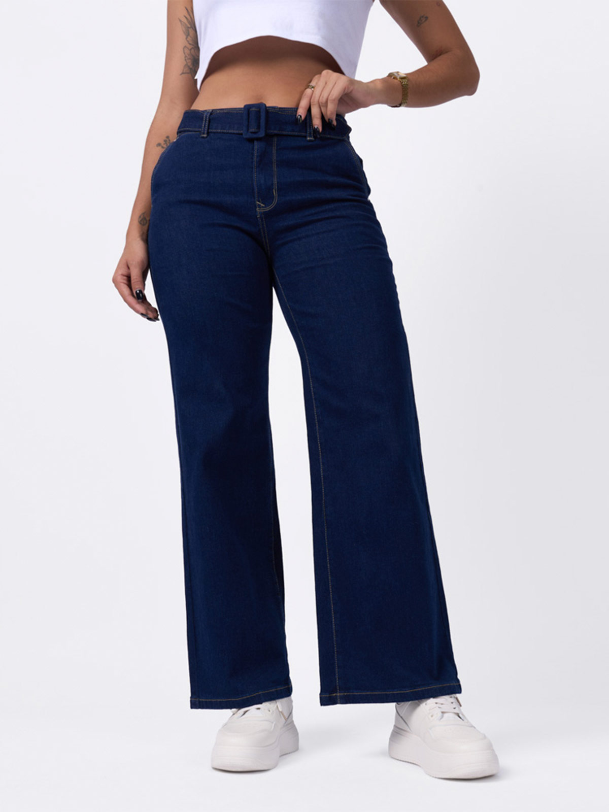 JEANS PALAZZO MUJER MACHINE PAOLA - 2