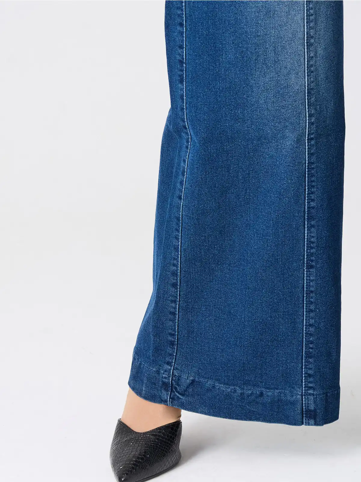 JEANS ALGODÓN REGULAR MUJER ALEJANDRA BAIGORRIA CELESTE - 4