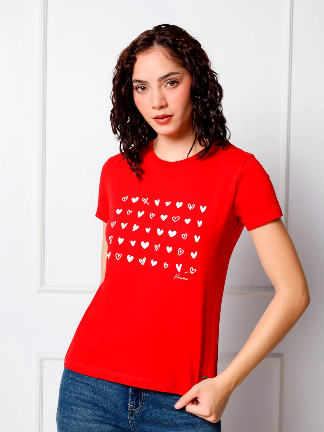 POLO ALGODÓN MUJER KANSAS ROJO - 1