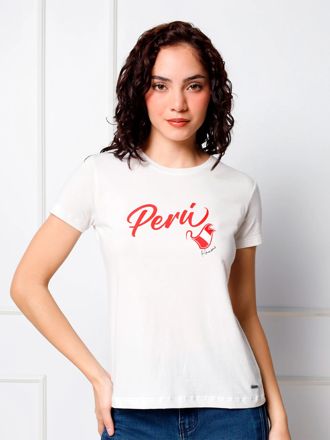 POLO ALGODÓN MUJER KANSAS ECRU - 1