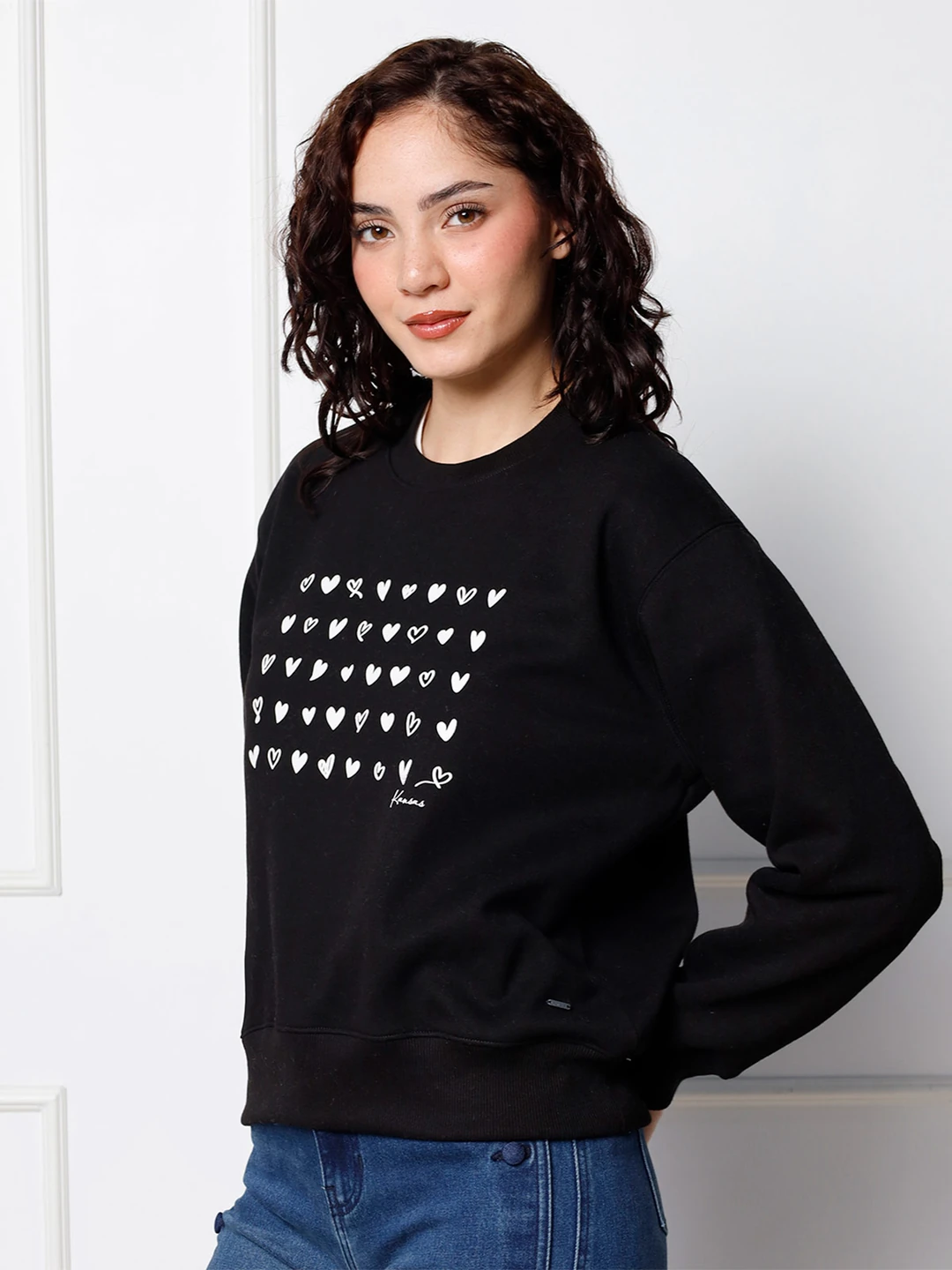POLERA MANGA LARGA MUJER KANSAS NEGRO - 2
