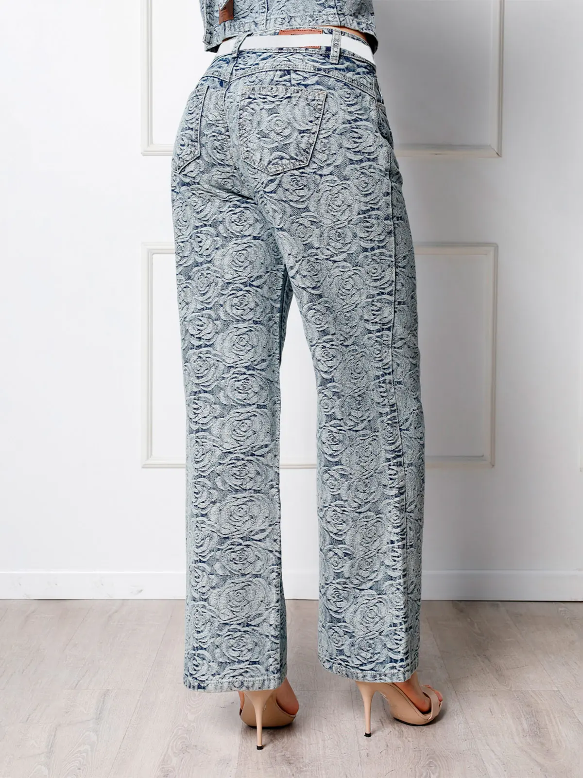 JEANS ALGODÓN WIDE LEG MUJER KANSAS DENIM - 3