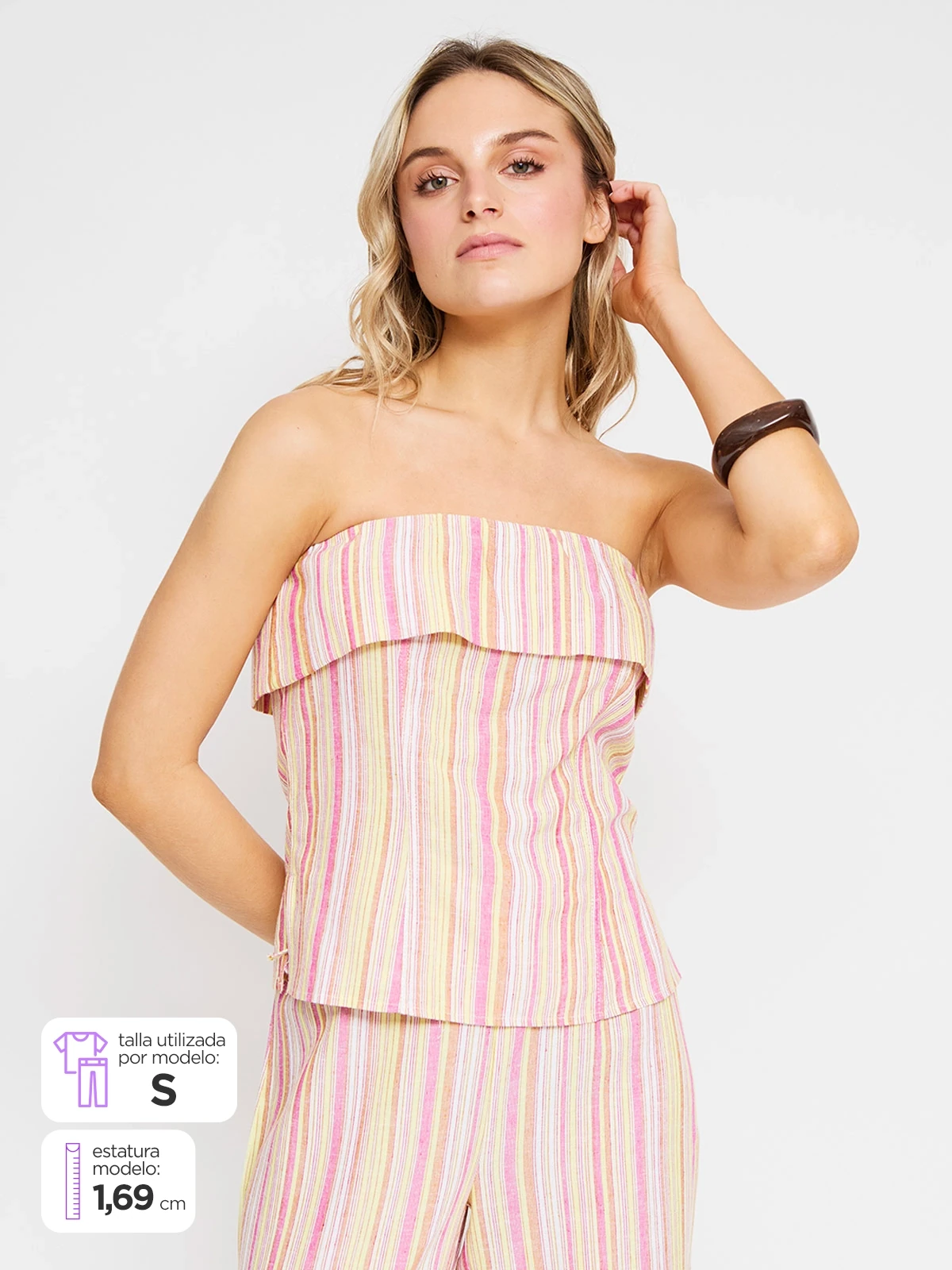BLUSA SIN MANGAS MUJER INDEX - 1