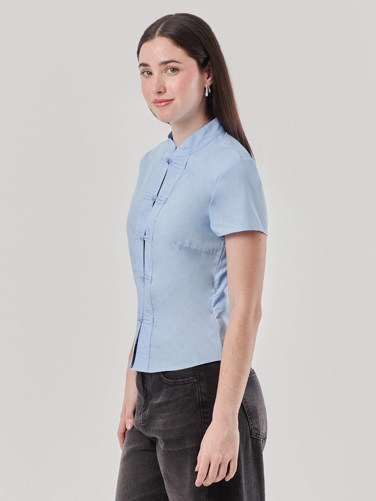 BLUSA MANGA CORTA ALGODÓN MUJER INDEX - 2