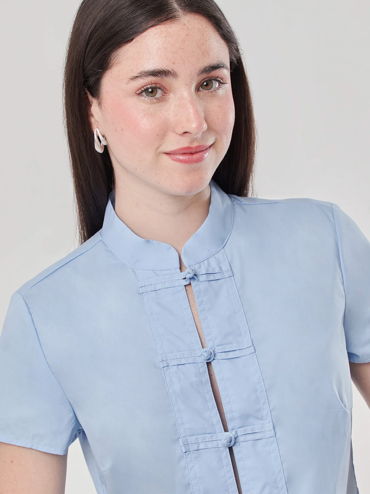 BLUSA MANGA CORTA ALGODÓN MUJER INDEX - 4