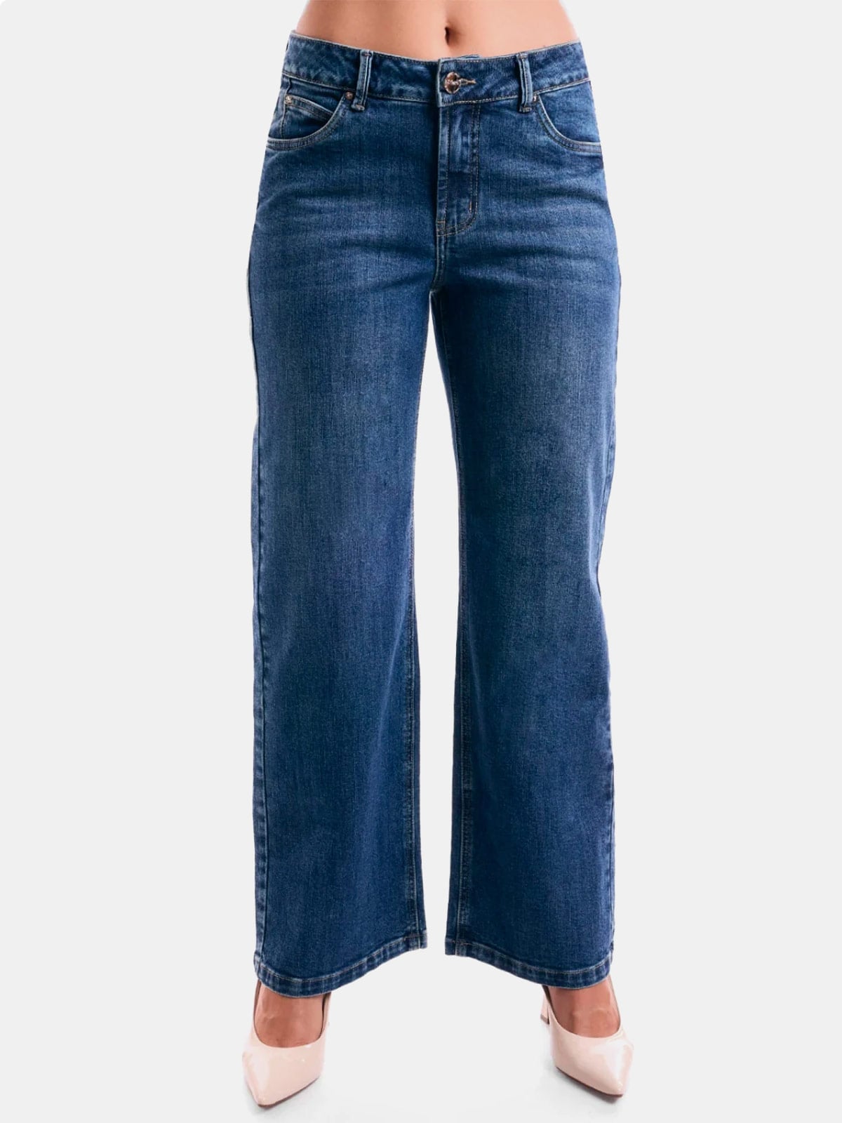 JEANS REGULAR SLIM ALGODÓN MUJER METAL JEANS SAKURA - 3