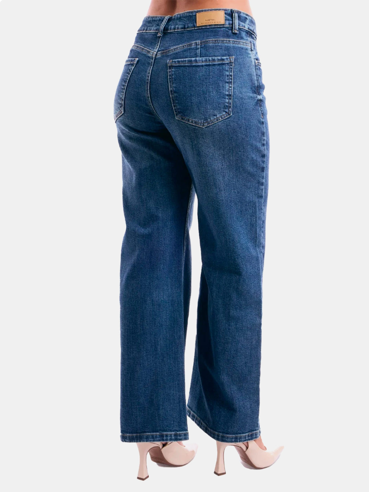 JEANS REGULAR SLIM ALGODÓN MUJER METAL JEANS SAKURA - 4