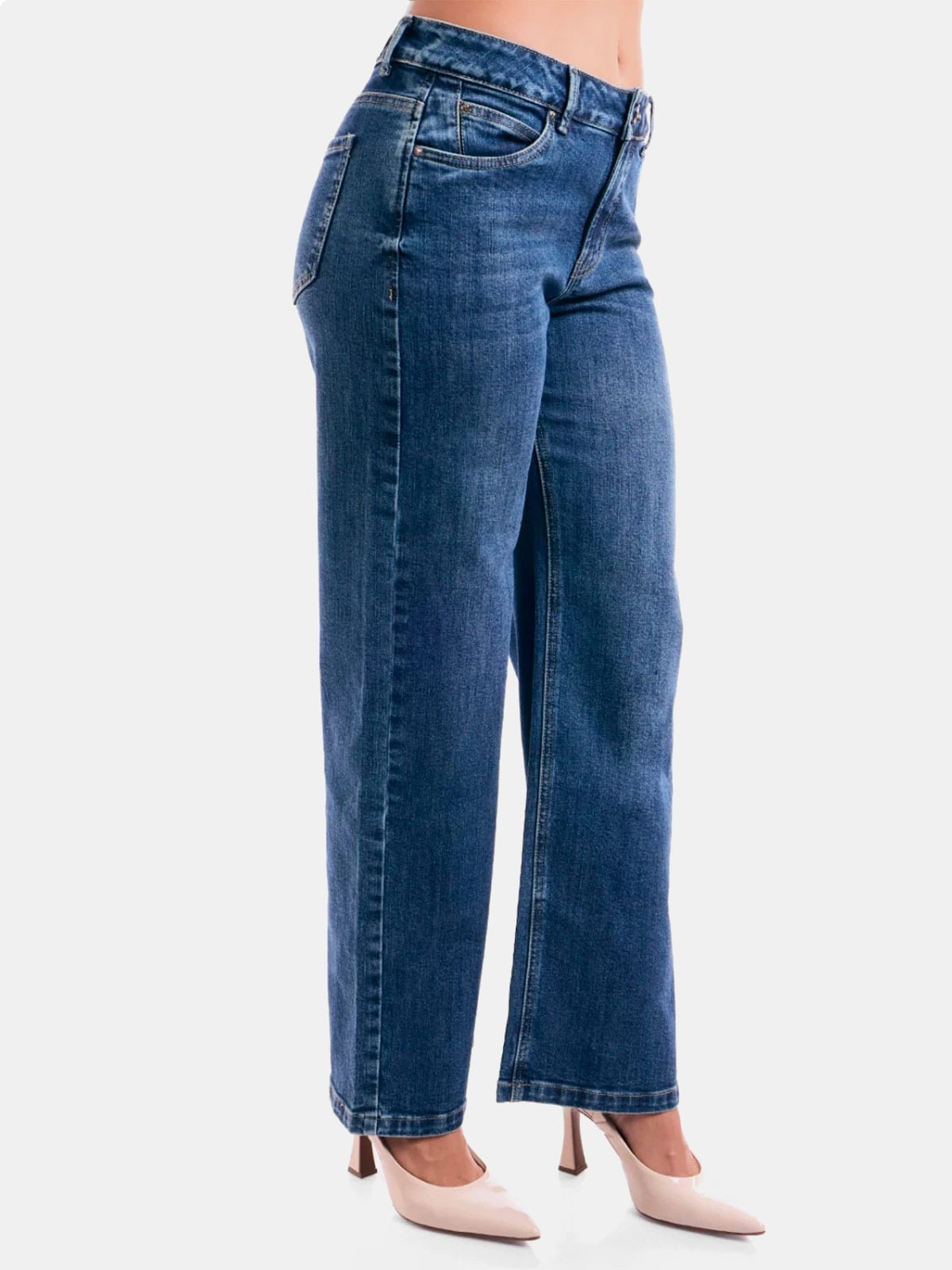 JEANS REGULAR SLIM ALGODÓN MUJER METAL JEANS SAKURA - 5