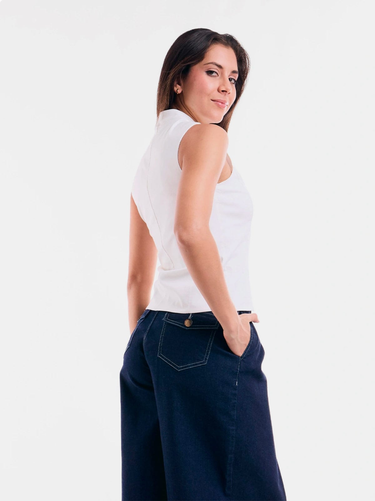 BLUSA MUJER METAL JEANS BOTONES KYOTO - 3
