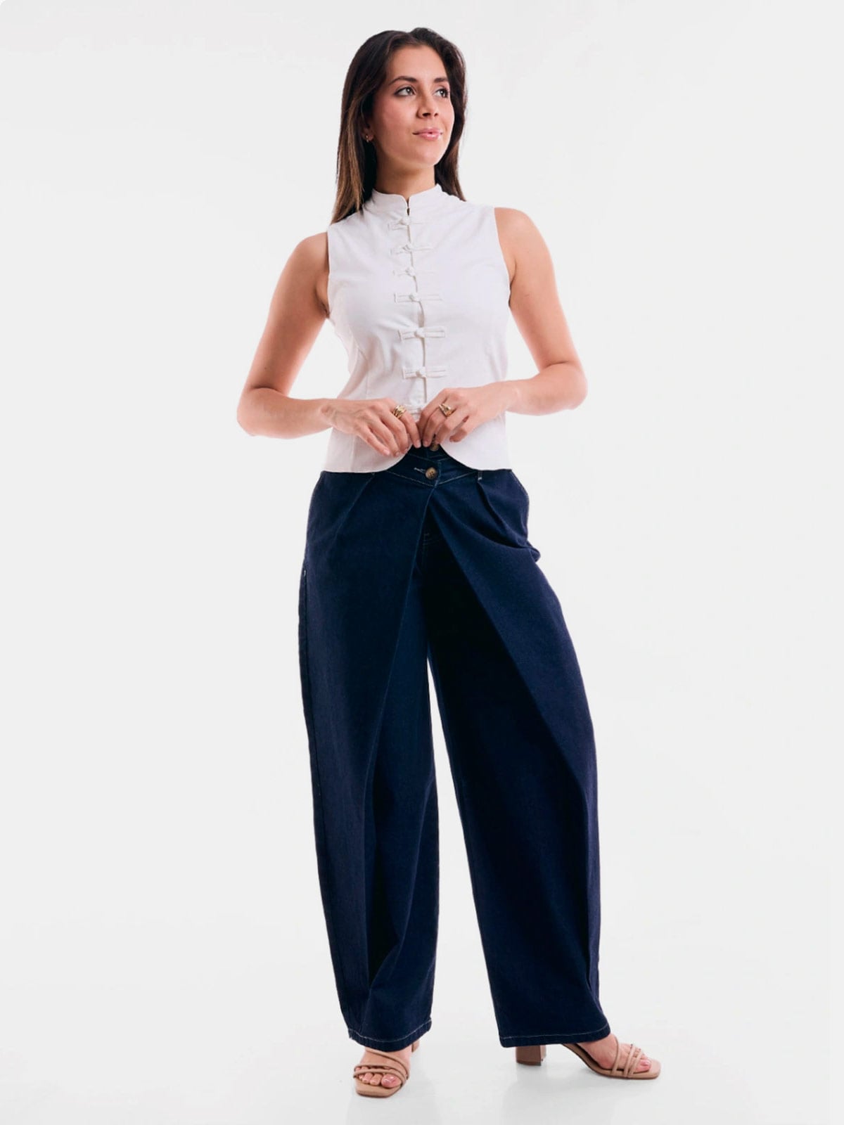 JEANS REGULAR HOLGADO ALGODÓN MUJER METAL JEANS DENIM - 2