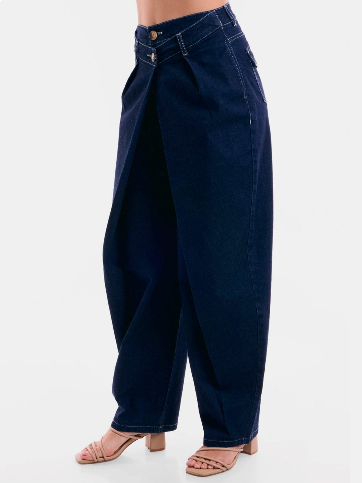 JEANS REGULAR HOLGADO ALGODÓN MUJER METAL JEANS DENIM - 5