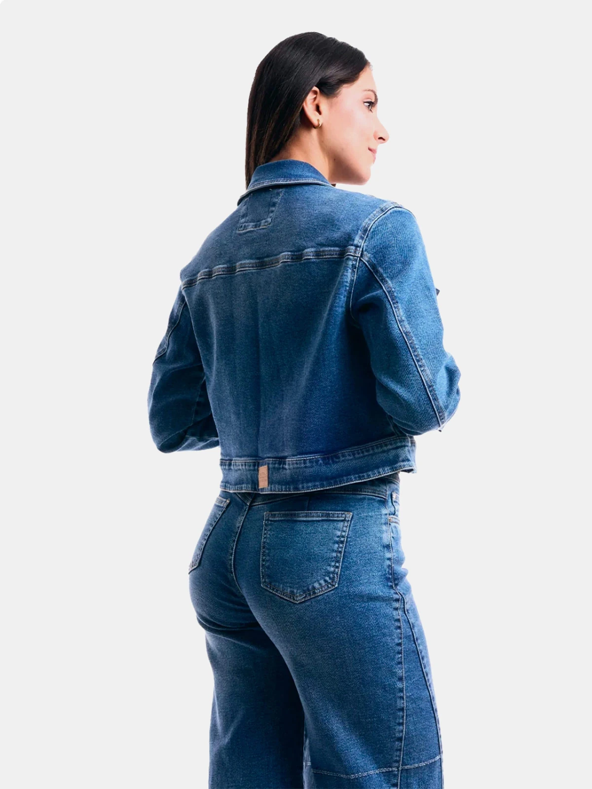CASACA MANGA LARGA ALGODÓN METAL JEANS DENIM YUKI - 3