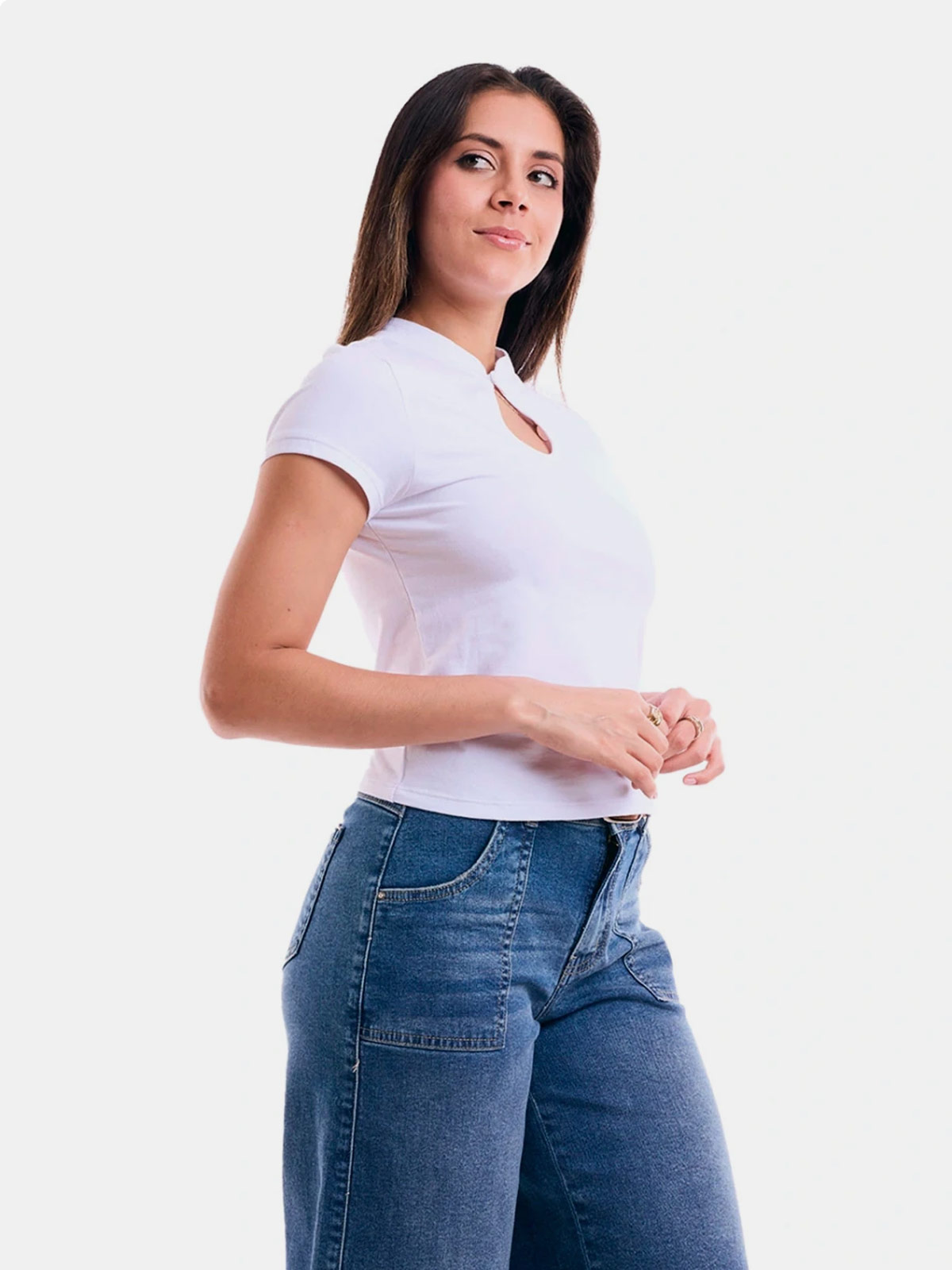 POLO ALGODÓN MUJER METAL JEANS YUKI - 3