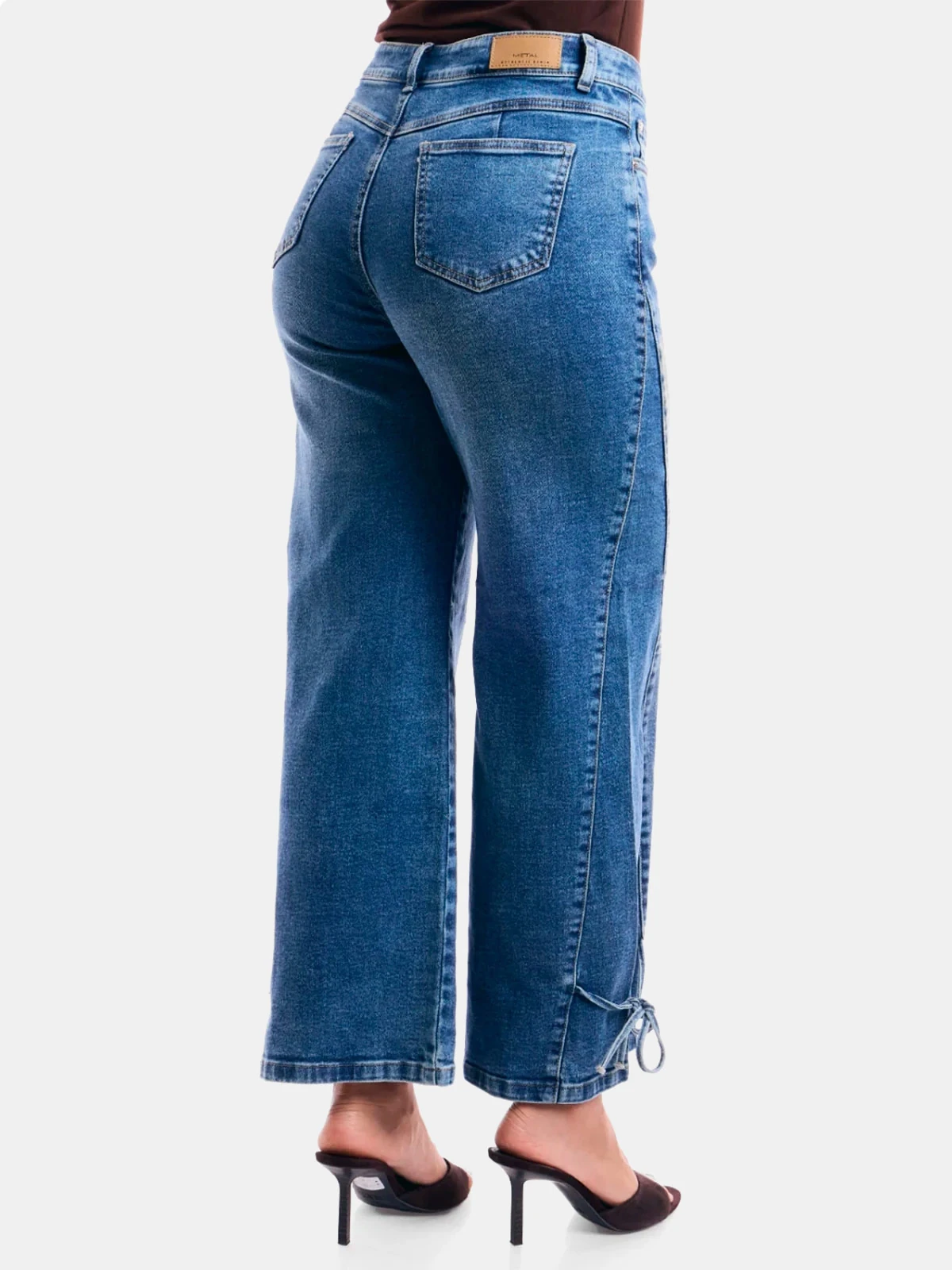 JEANS WIDELEG ALGODÓN MUJER METAL JEANS YUKI - 4