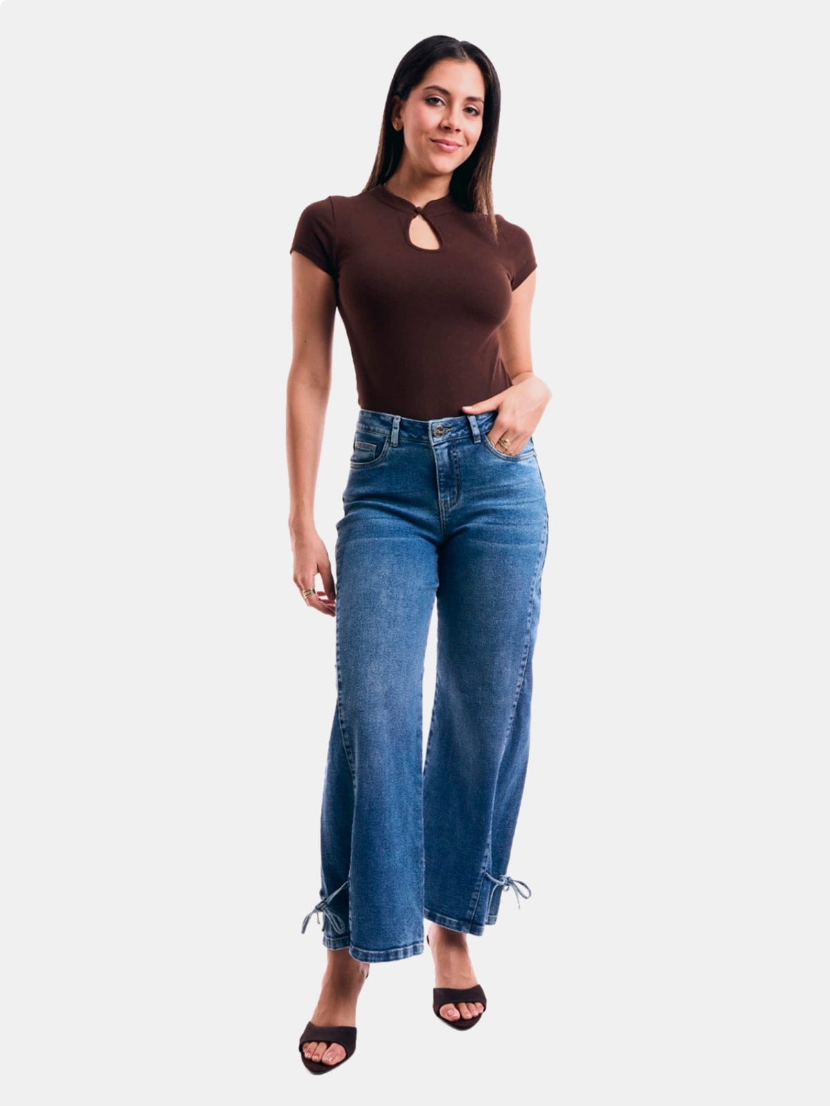 JEANS WIDELEG ALGODÓN MUJER METAL JEANS YUKI - 2