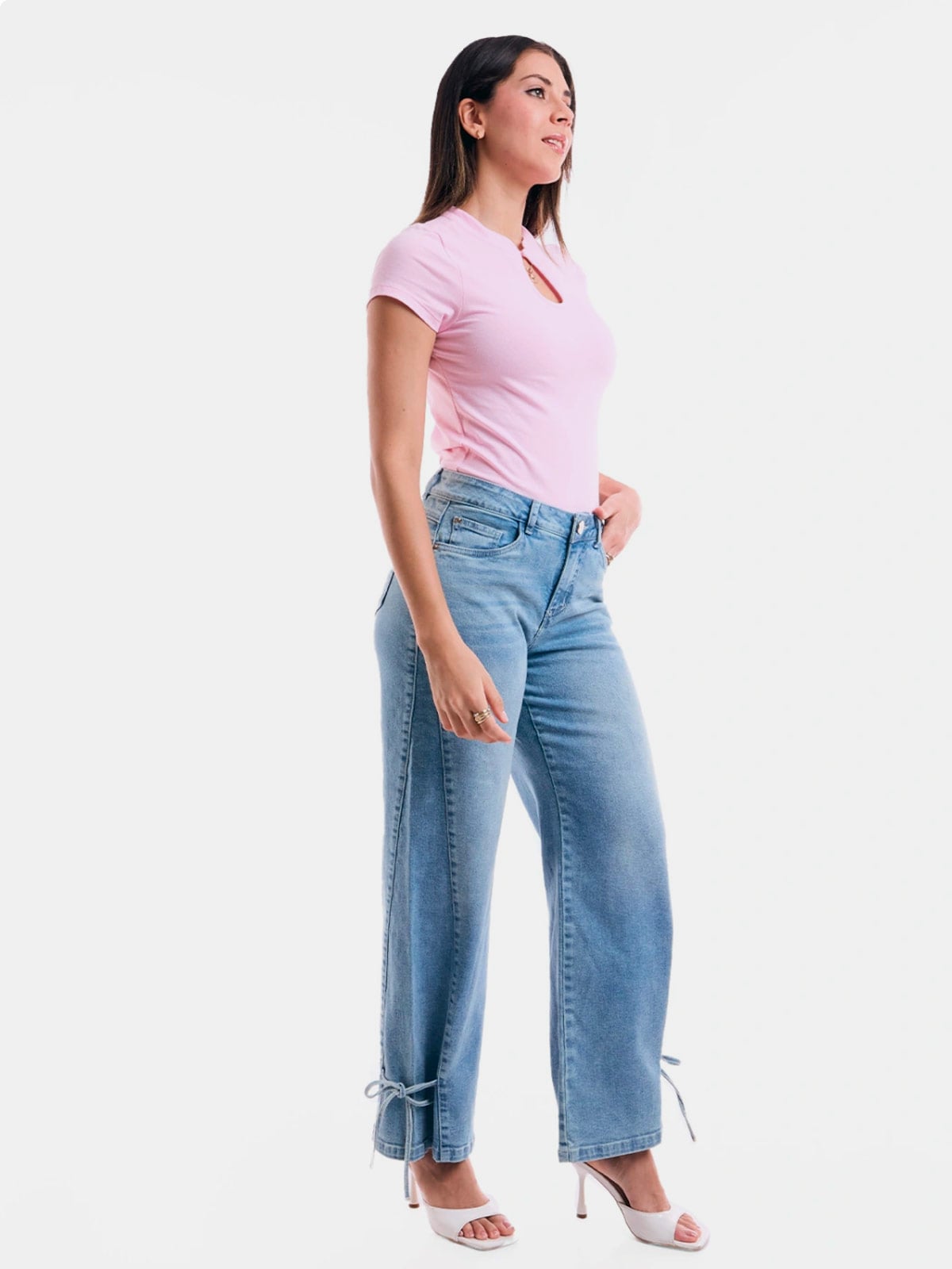 JEANS WIDELEG ALGODÓN MUJER METAL JEANS YUKI - 2